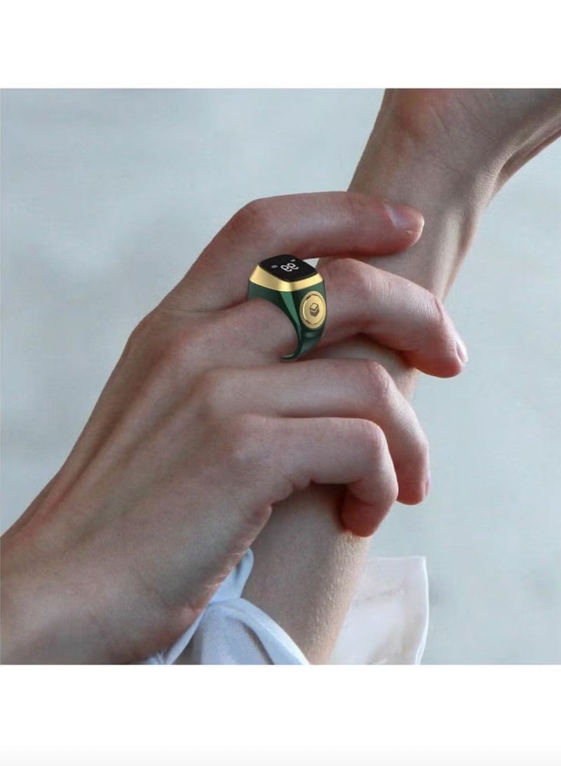 iQIBLA Zikr 1 Lite Smart Ring for Muslims Tally Tasbeeh Counter with Vibration Reminder 20mm - Image 5