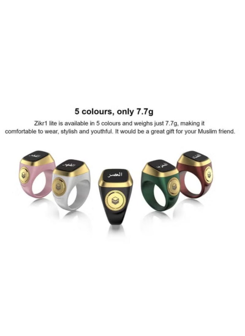 Zikr 1 Lite Smart Ring for Muslims Tally Tasbeeh Counter with Vibration Reminder 20mm - pzsku/Z5251ED09EFE88CB13A6BZ/45/_/1734155336/577976b0-9b00-4e4b-a587-003ab20c4838