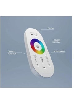 Generic مصباح أرضي قائم على شكل زاوية مع مستويات سطوع متغيرة ودرجة حرارة اللون RGB، جهاز تحكم عن بعد عصري لغرفة المعيشة وغرفة النوم  - Image 2