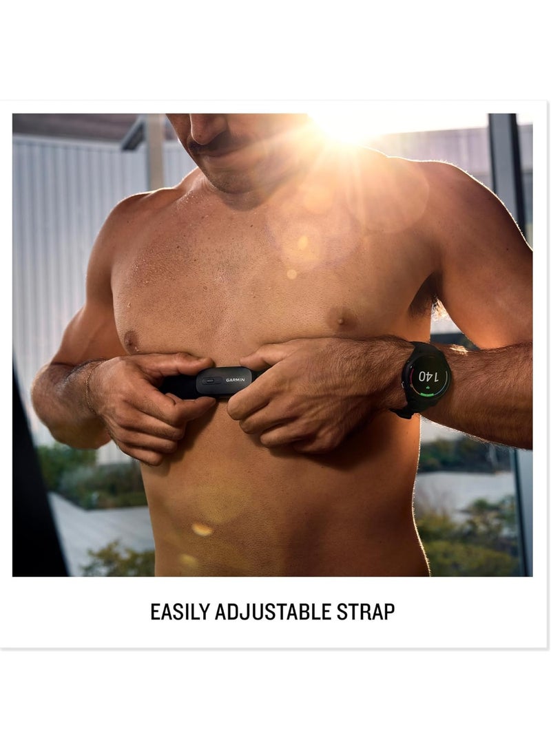 جارمين حزام الصدر  HRM 200 جهاز مراقبة معدل ضربات القلب حزام مريح قابل للغسل في الغسالة، مقاس (XS-S) - Image 2