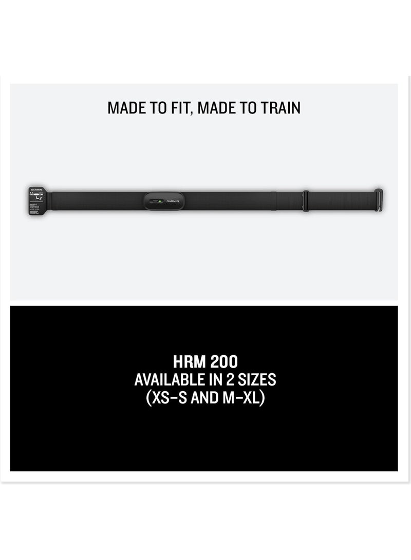 جارمين حزام الصدر  HRM 200 جهاز مراقبة معدل ضربات القلب حزام مريح قابل للغسل في الغسالة، مقاس (XS-S) - Image 5