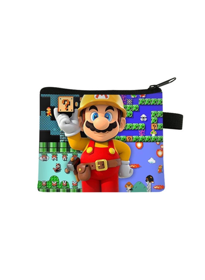 New Mario Coin Purse For Children, Mini Cute Short Card Holder, Large Capacity, High-end Storage Wallet