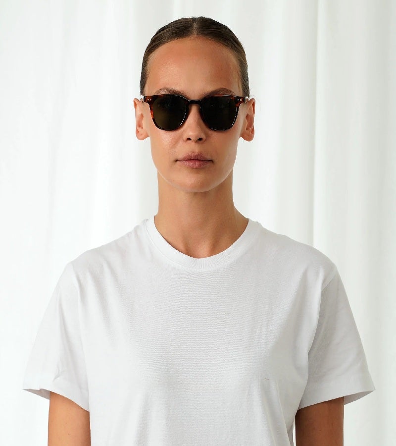  اكسبليست باوتس نظارات شمسية أنيقة للجنسين من روجر، بتصميم سلحفاة أخضر - Image 4