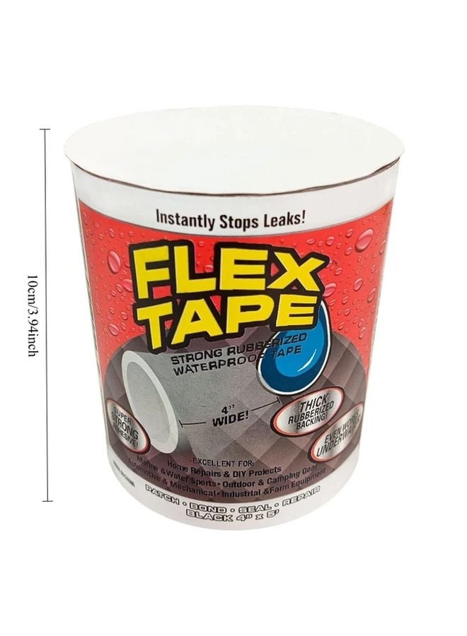 White Heavy Duty Waterproof Tape 1 97 Inch Extra Strong Adhesive Extreme Temperature Resistance - Image 3