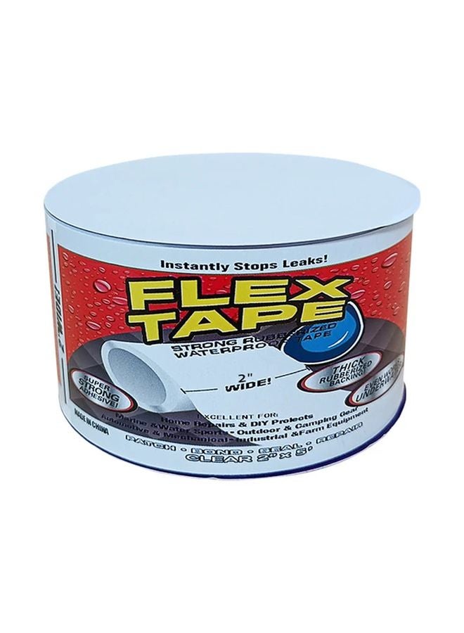 White Heavy Duty Waterproof Tape 1 97 Inch Extra Strong Adhesive Extreme Temperature Resistance - Image 1