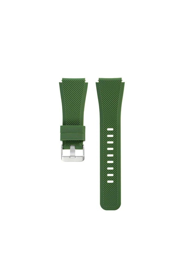 Silicone Replacement Sports  Strap Band For Samsung Gear S3 Classic Green - Image 1