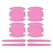 RATCHROLL 1 Set Universal Door Handle Sticker AntiScratches 83x90mm Auto Door Handle Protective Film Pink - Image 2