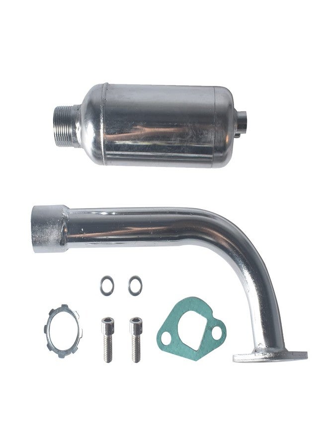 VCUJSUC Exhaust With Muffler For Predator 196cc 212cc GX160 GX200 Go Kart - Image 1