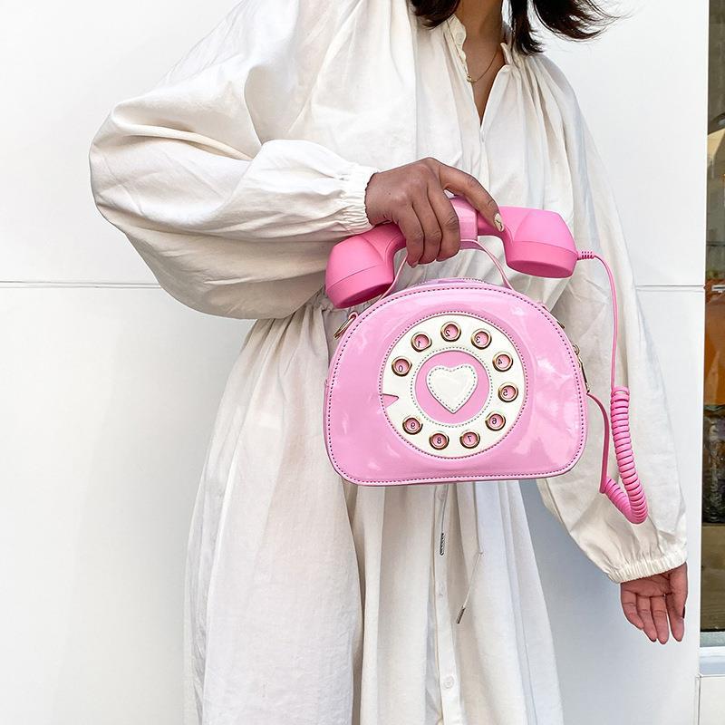 Popular New One-Shoulder Crossbody Bag For Women, Creative Sweet Girl, Funny Personality, Fashionable And Cute Phone Bag - Image 3