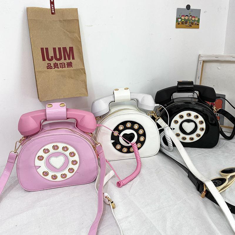 Popular New One-Shoulder Crossbody Bag For Women, Creative Sweet Girl, Funny Personality, Fashionable And Cute Phone Bag - Image 2