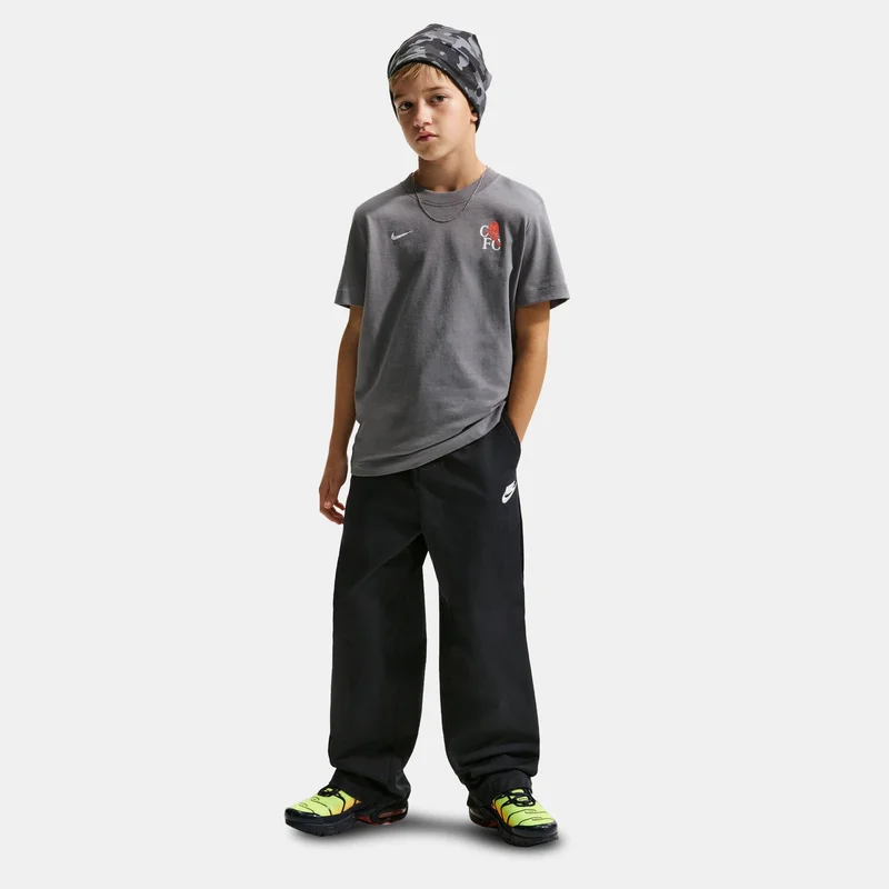 Nike Grey Kids' Chelsea Football Graphic T-Shirt  | Best Price UAE