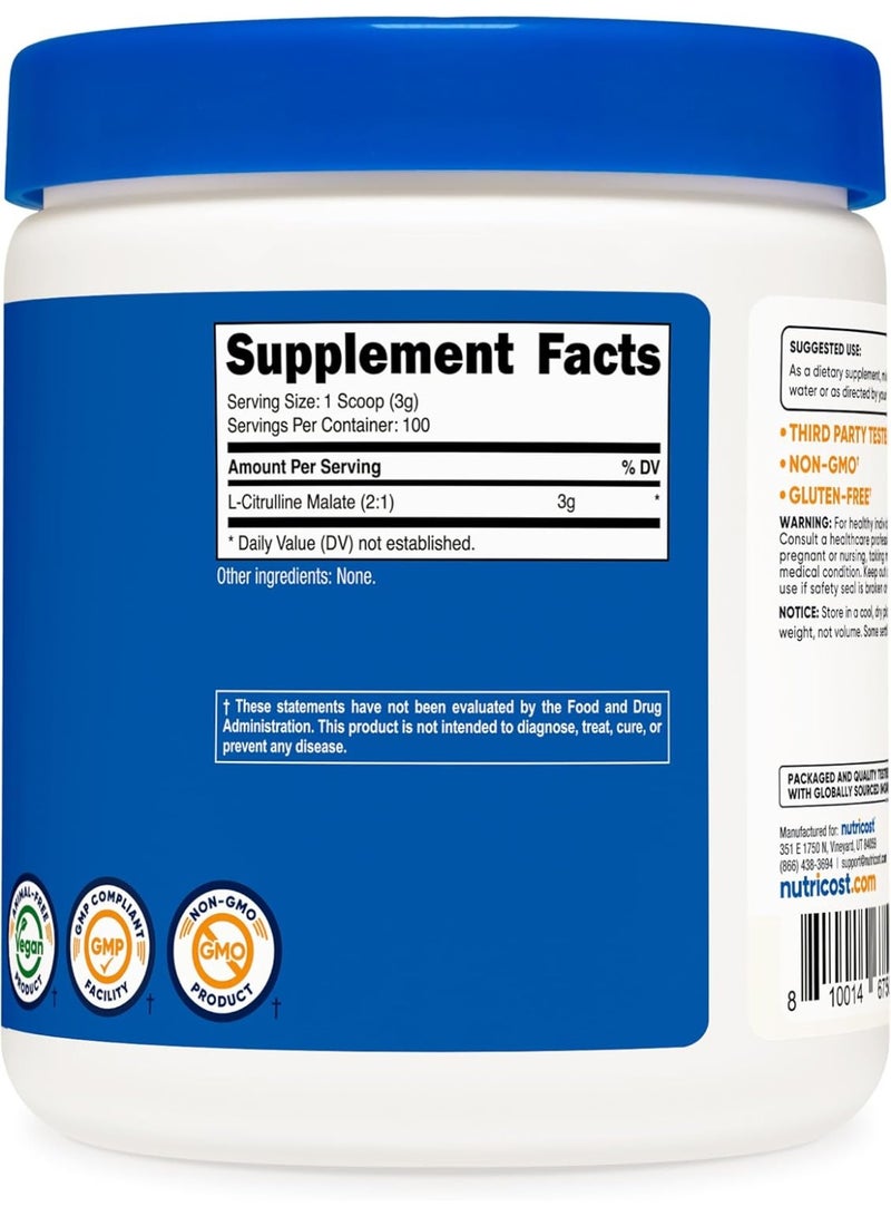 Nutricost L-Citrulline Malate Powder 300g - Image 5