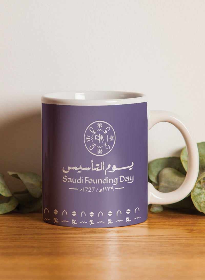 LOWHA Ceramic 11 oz Mug for Saudi Founding Day - Image 1