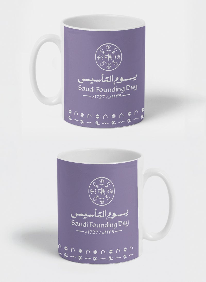LOWHA Ceramic 11 oz Mug for Saudi Founding Day - Image 3