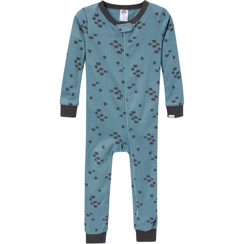 Gerber Baby-Boys 3-Pack Snug Fit Footless One-Piece Cotton Pajamas, Buffalo, 18 Months - Image 2