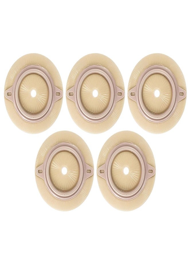 MED BP 260 - 1973 Flat Ostomy Base Plate 60 mm (Pack of 5) with Spiral Adhesive, Skin-Friendly Leak-Proof Seal for Colostomy/Ileostomy/Urostomy - Image 1
