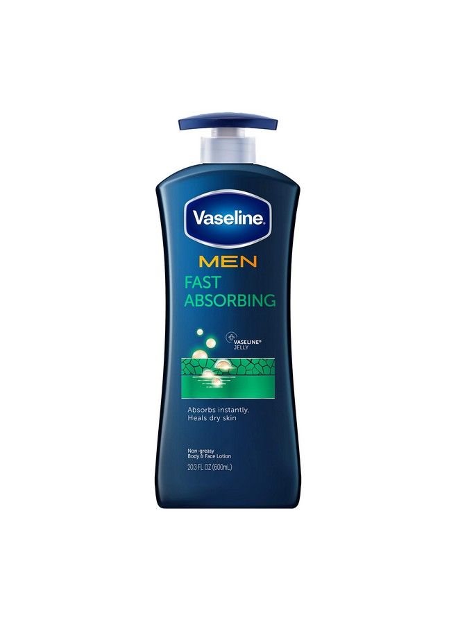 Vaseline Men Healing Moisture Body Lotion Fast Absorbing 20.3 Oz - Image 1