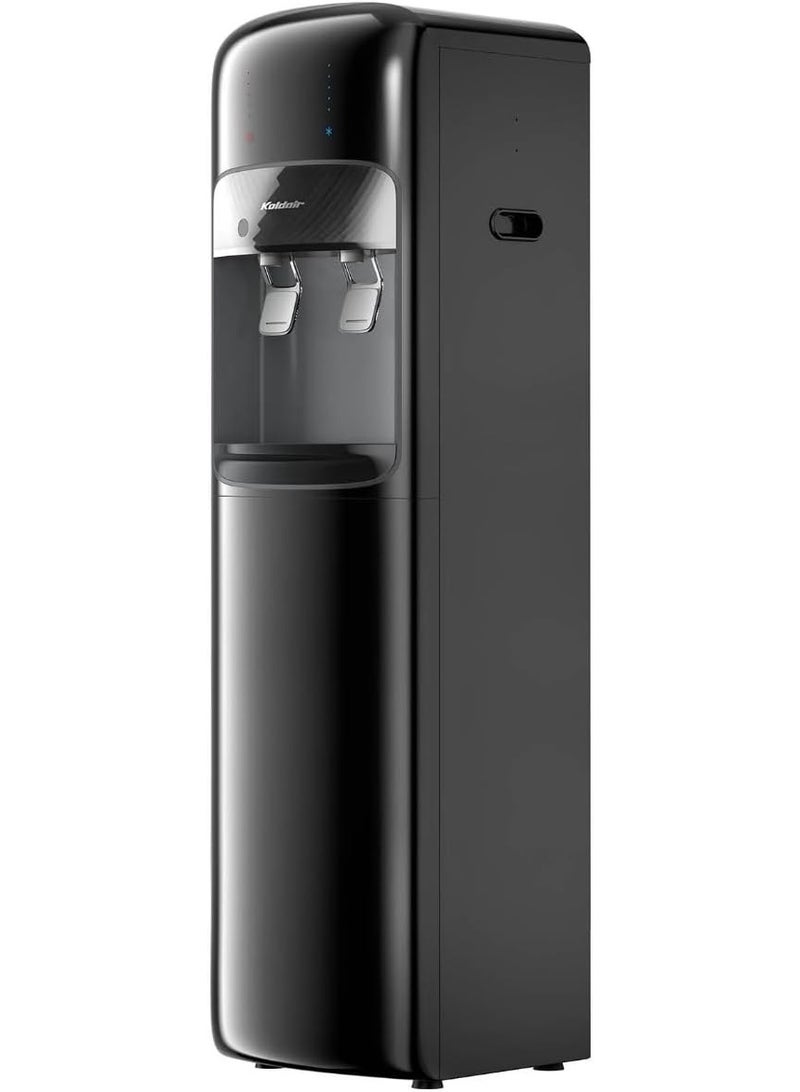 كولداير موزع مياه من كولدير بتحميل سفلي من النوع ايه مع وظائف متميزة، مؤشرات LED للتشغيل والتبريد والتسخين ومستوى المياه، صنبورين ساخن وبارد، اسود - Image 2