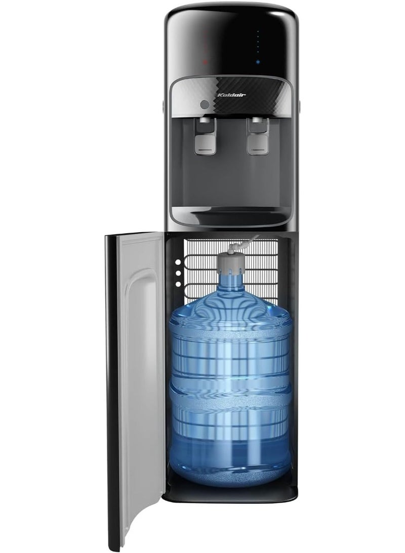 كولداير موزع مياه من كولدير بتحميل سفلي من النوع ايه مع وظائف متميزة، مؤشرات LED للتشغيل والتبريد والتسخين ومستوى المياه، صنبورين ساخن وبارد، اسود - Image 5