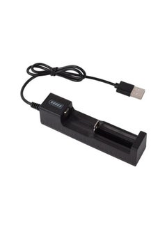 18650 Rechargeable Battery 4800-6800 MA Large Capacity 26650 Flashlight Pointed Lithium Battery Charger-Color:Usb Charger