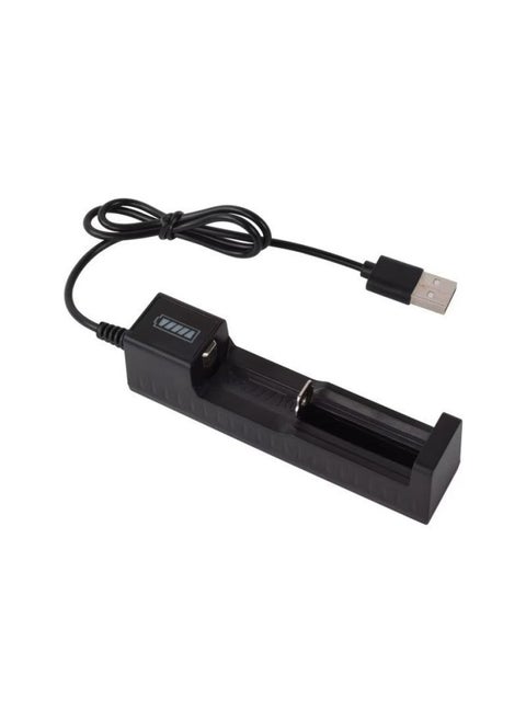 18650 Rechargeable Battery 4800-6800 MA Large Capacity 26650 Flashlight Pointed Lithium Battery Charger-Color:Usb Charger