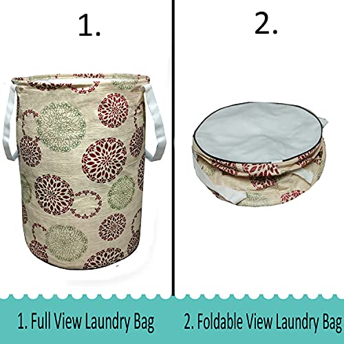KANUSHI Industries® Designer Laundry Bag+1 Pc Waterproof & Dustproof Front Load Automatic Washing Machine Cover (Suitable for 6 Kg, 6.5 kg, 7 kg, 7.5 kg)(LB+WASHING-FRONT-NW-NEW-11) - Image 5