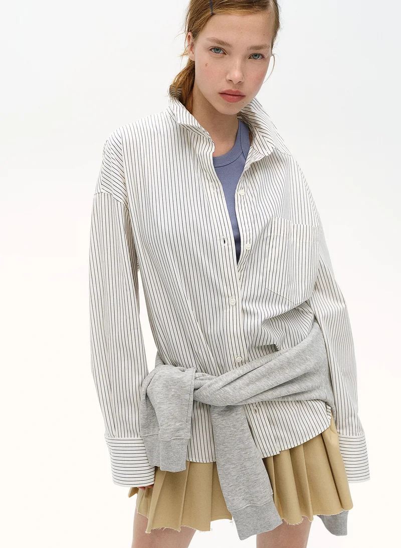 H&M Oversized Cotton Shirt