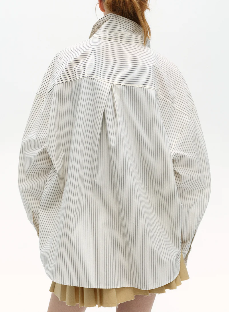 H&M Oversized Cotton Shirt