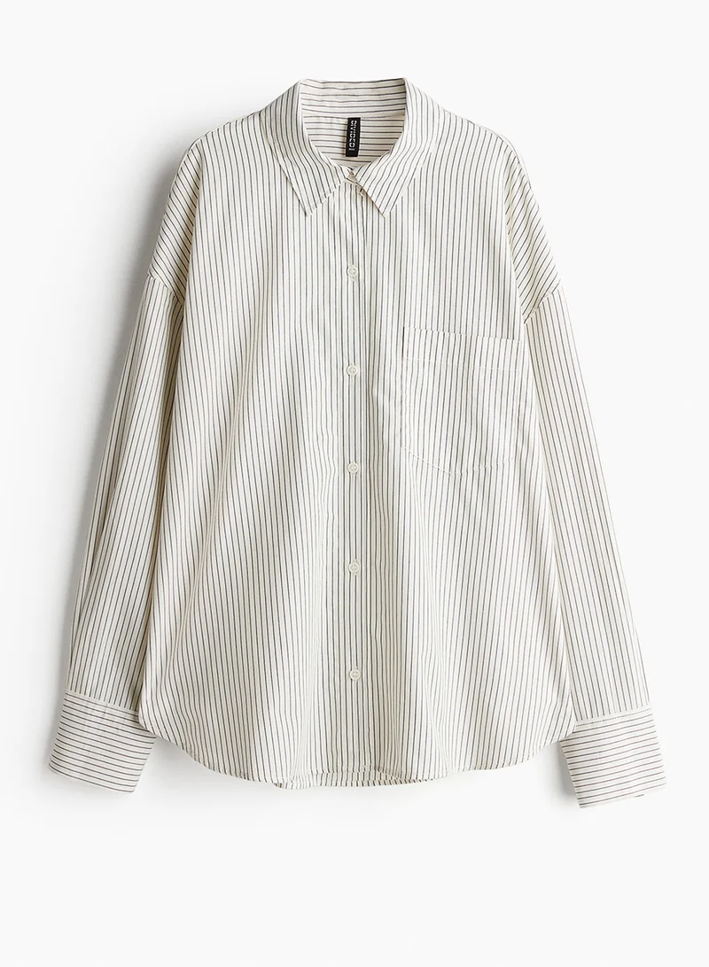 H&M Oversized Cotton Shirt