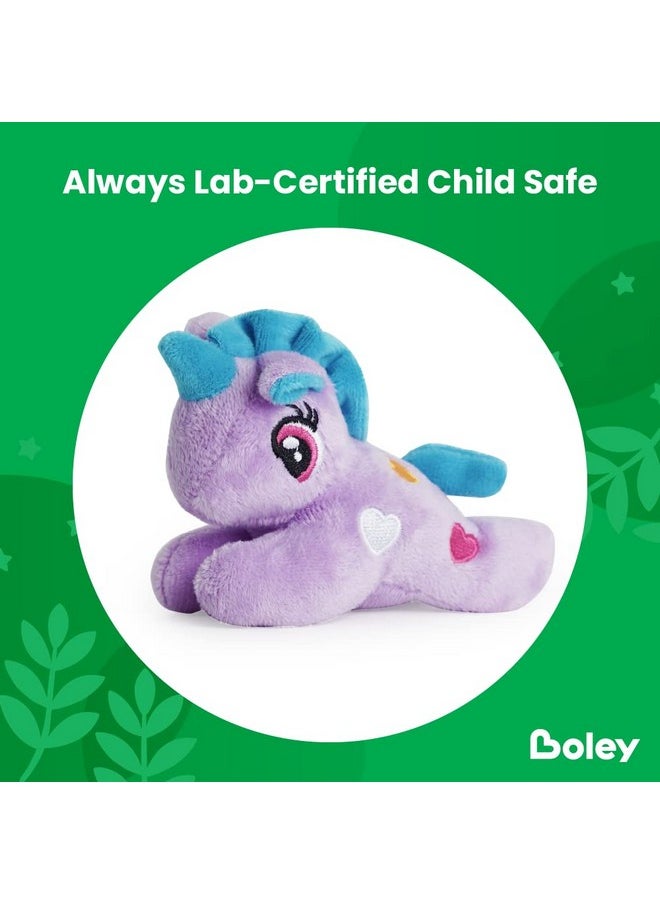 BOLEY - Unicorn Plushie Set With Cage, Unicorn Plush Toy, Purple Unicorn Stuffed Animal, Unicorn Plushie For Kids, Ages 3+ - Image 1