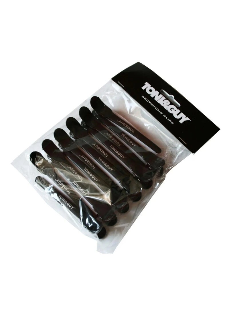 Toni & Guy Toni&Guy 12Pcs/Set Black Salon Hairdressing Clips - Image 1