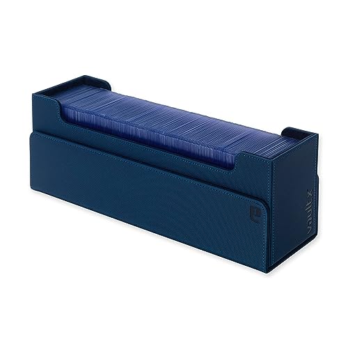 Vault X Trading Card Storage Box, Premium Exo-Tec Material, Detachable Magnetic Lid, Dividers & Foam Fillers, Organise Deck Boxes, Toploaders, Sleeved Cards, for Collectible Games, Sports, TCG (Blue) - Image 3