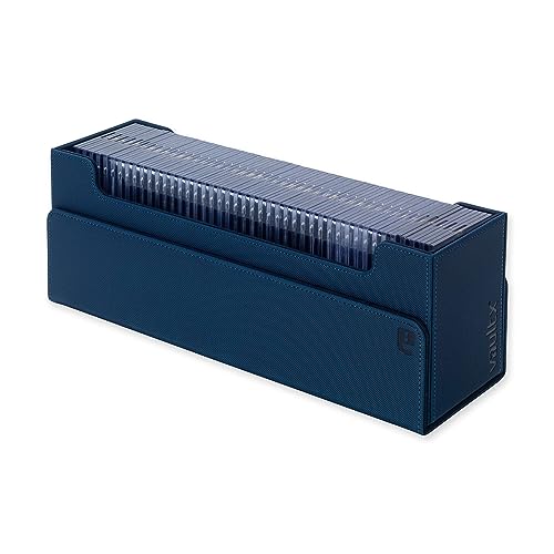 Vault X Trading Card Storage Box, Premium Exo-Tec Material, Detachable Magnetic Lid, Dividers & Foam Fillers, Organise Deck Boxes, Toploaders, Sleeved Cards, for Collectible Games, Sports, TCG (Blue) - Image 4