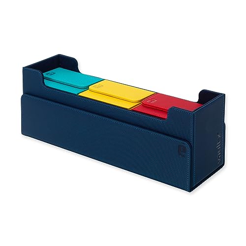 Vault X Trading Card Storage Box, Premium Exo-Tec Material, Detachable Magnetic Lid, Dividers & Foam Fillers, Organise Deck Boxes, Toploaders, Sleeved Cards, for Collectible Games, Sports, TCG (Blue) - Image 5