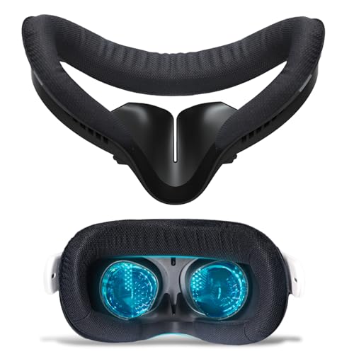 AODELAN Compatible with Oculus Quest 2 Face Bracket Replacement,VR Breathable Foam Face Pad Protective for Meta Quest 2,Comfortable Face Cover Cushion VR Accessories - Image 1