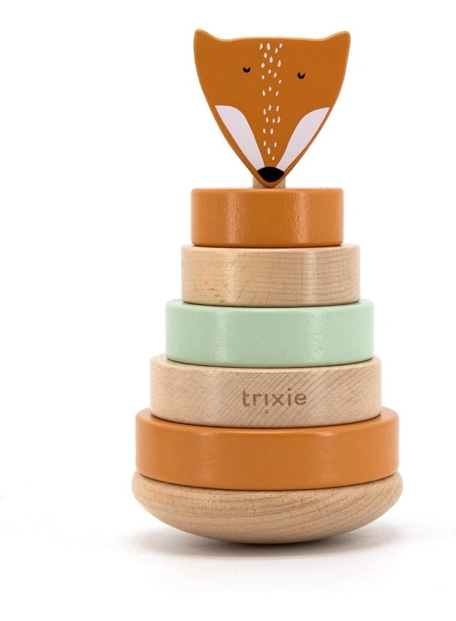 Trixie Wooden stacking toy - Mr. Fox - Image 1