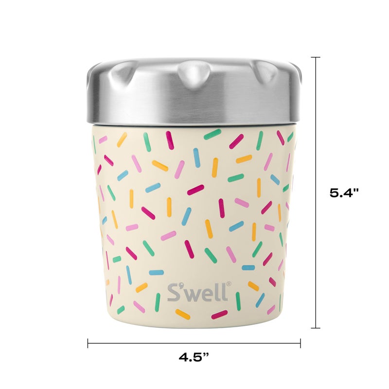 S'well Stainless Steel Ice Cream Chiller, 16oz, Sweet Sprinkle, Triple Layered Vacuum Insulated Container Keeps Ice Cream Frozen For Up To Four Hours, BPA Free - Image 4