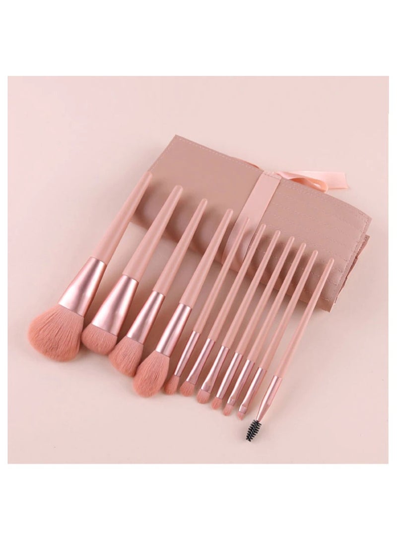 زوريا مجموعة فراشي مكياج 11 قطعة فرشاة ظلال العيون وفرشاة الحواجب أدوات مزج مستحضرات التجميل المخفي - Image 2