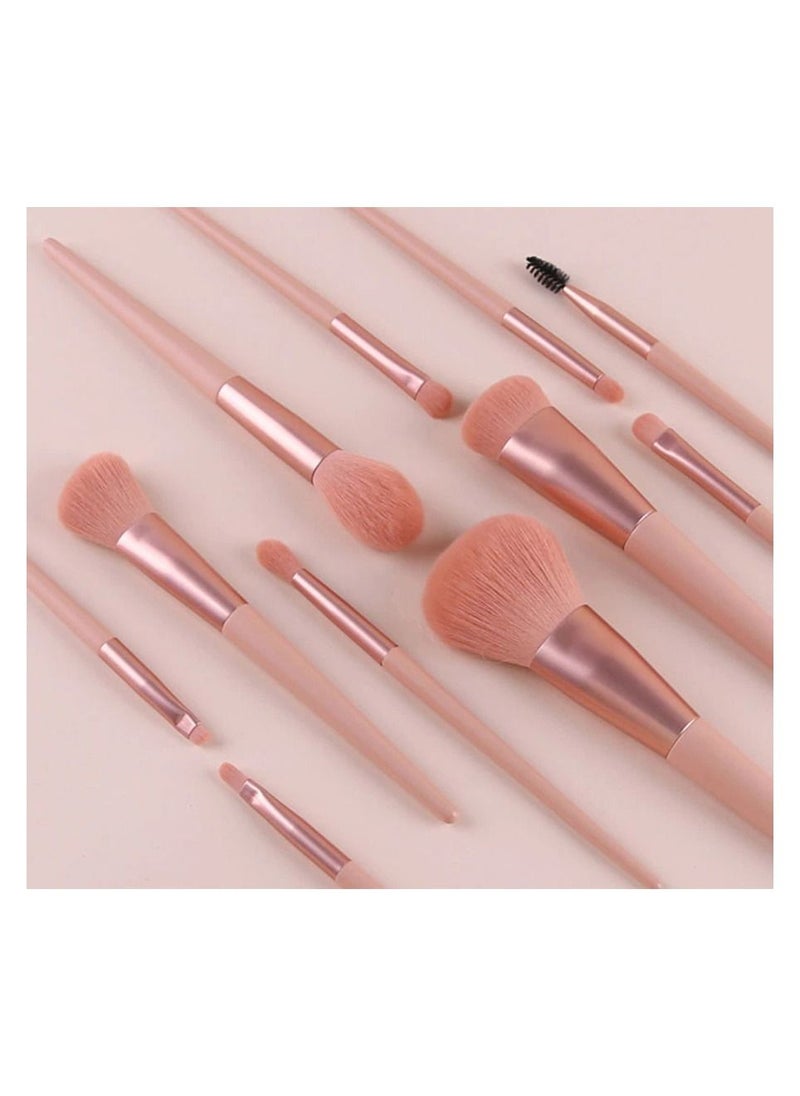 Zoreya - 11-Piece Makeup Brushes Eyeshadow Eyebrow Beauty Blending Concealer Cosmetics Tool Set - Image 1