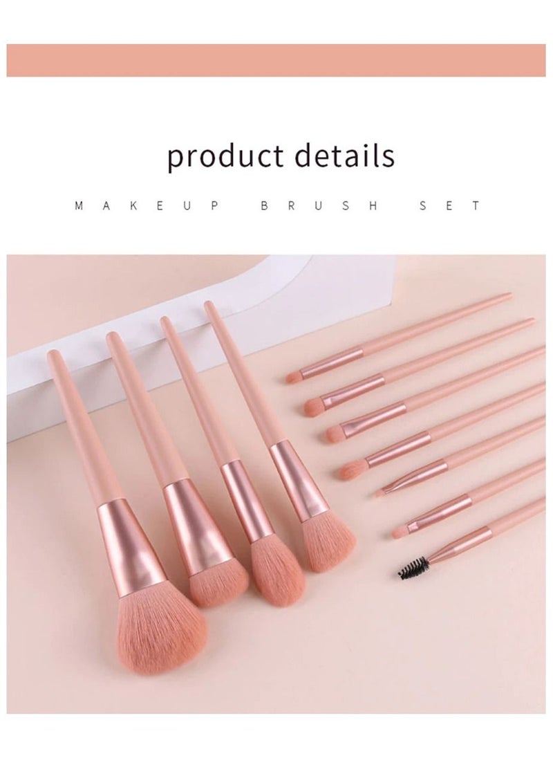 Zoreya - 11-Piece Makeup Brushes Eyeshadow Eyebrow Beauty Blending Concealer Cosmetics Tool Set - Image 1