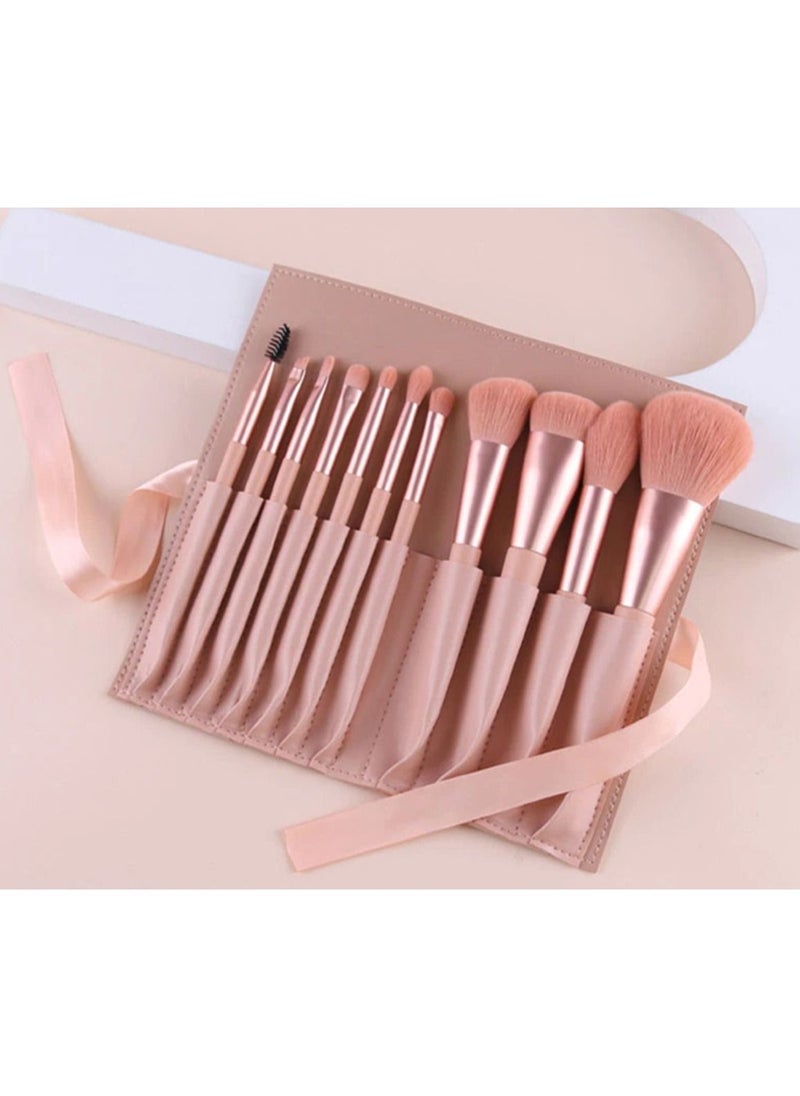 Zoreya - 11-Piece Makeup Brushes Eyeshadow Eyebrow Beauty Blending Concealer Cosmetics Tool Set - Image 1