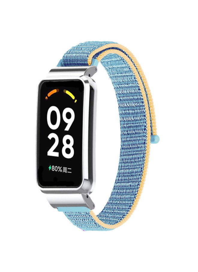 ماركة غير محددة - مناسب لسوار Mi الأحمر 2 لسوار XiaomiRedmi Band2 إطار حماية معدني + سوار معصم منسوج من النايلون-اللون: رمان-المواصفات: سوار Mi أحمر 2 [إطار معدني + حزام نايلون] - Image 1