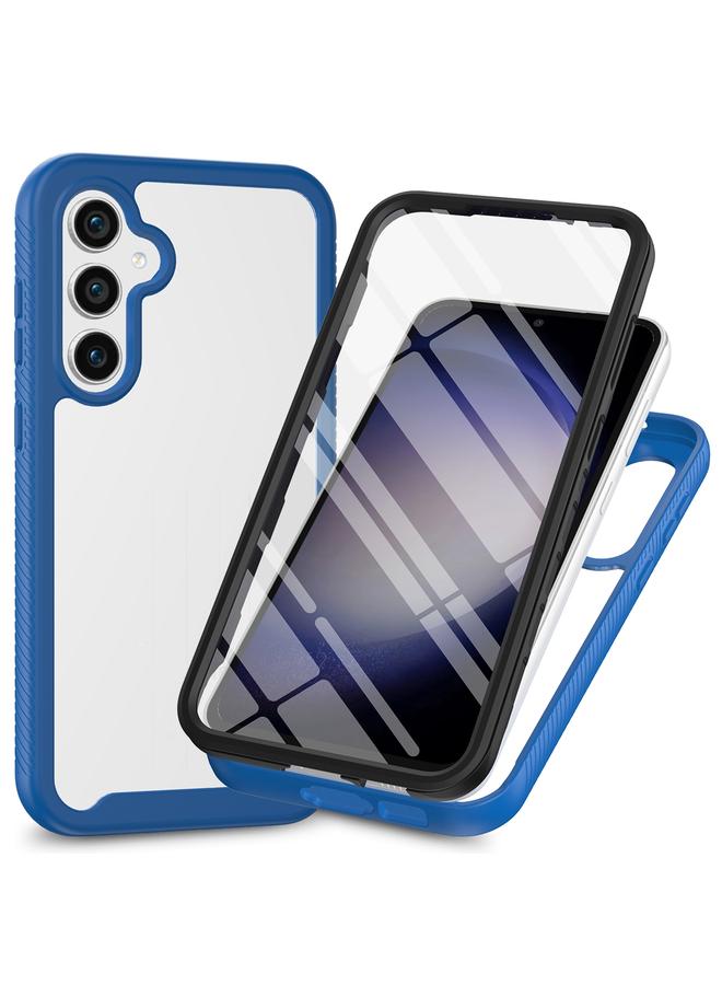 اس-توب جراب لهاتف Samsung Galaxy S24 FE 5G Starry Sky بلون سادة من سلسلة PC + TPU مع غلاف PET - Image 1