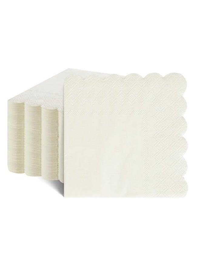 100 Count Paper Towels for Party,2-Ply Disposable Napkins ,Napkin Paper for Weddings,Dinner, Birthday Parties (10x10 Inch) - Image 1