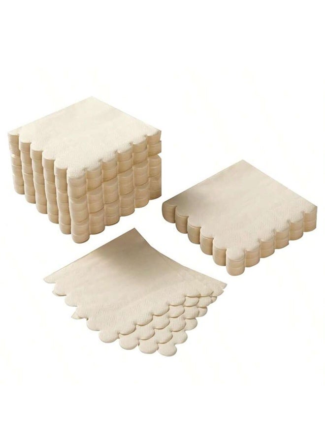 100 Count Paper Towels for Party,2-Ply Disposable Napkins ,Napkin Paper for Weddings,Dinner, Birthday Parties (10x10 Inch) - Image 2