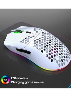 HXSJ NEW HXSJ Wireless Gaming Keyboard 2000mAh Backlit Mini 61 Key With Bluetooth and 7 Keys Colorful Lighting Programmable Gaming Wireless Mouse  - Image 3