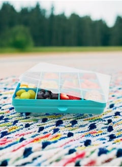 melii Snackle Box with Removable Divider, 4Oz, Turquoise  - Image 5