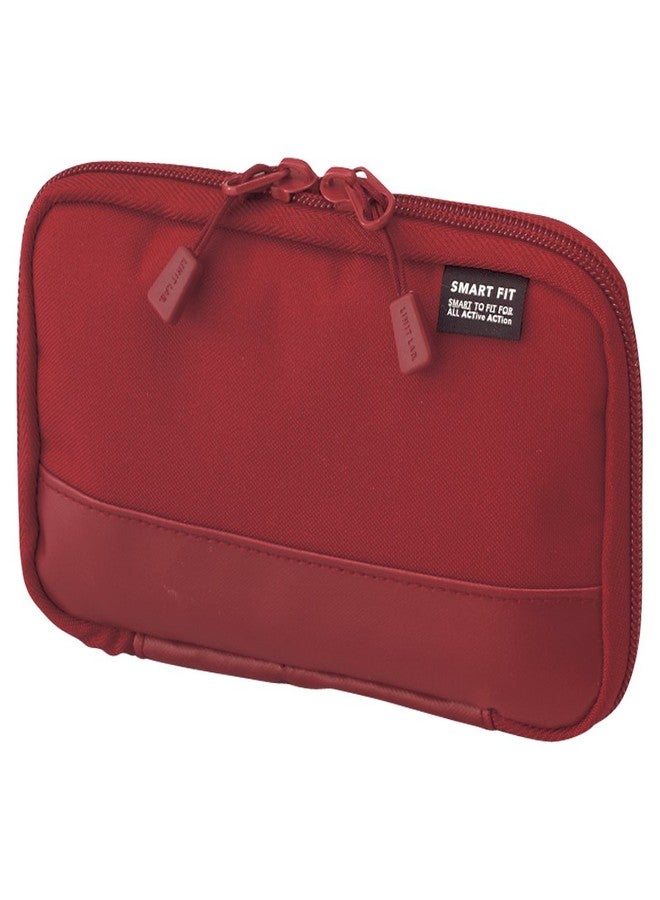 LIHITLAB Lihit Labs Compact Pen Case, Smart Fit, Actact, red - Image 1