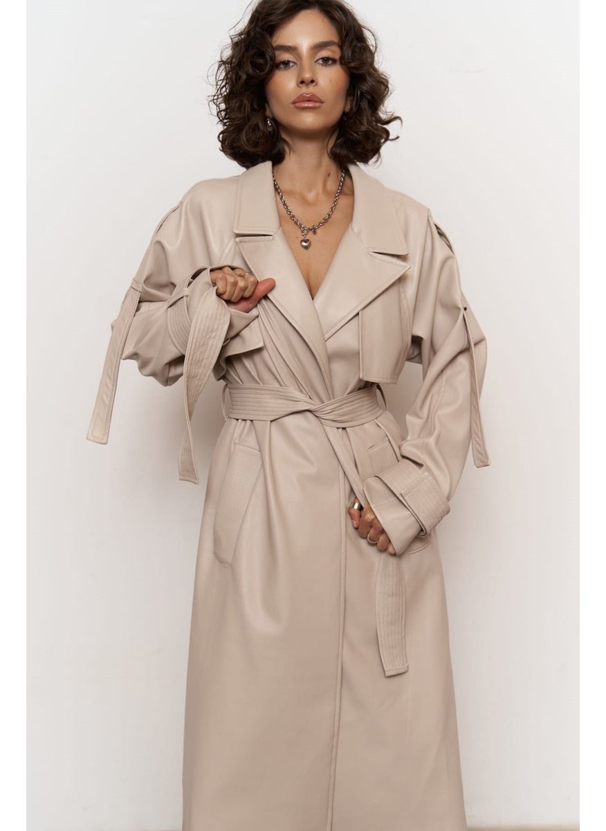 Layton Beige Leather Trench Coat - pzsku/Z5253FA37CEDA7EA2523AZ/45/_/1741093318/defac567-e95e-4ec9-af85-e5c25526de3b