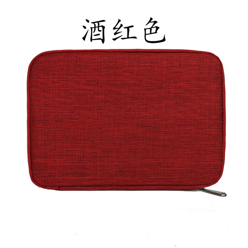 Suitable for Apple Watch strap storage bag factory direct watch accessories simple waterproof storage bag dial storage bag Wine red 